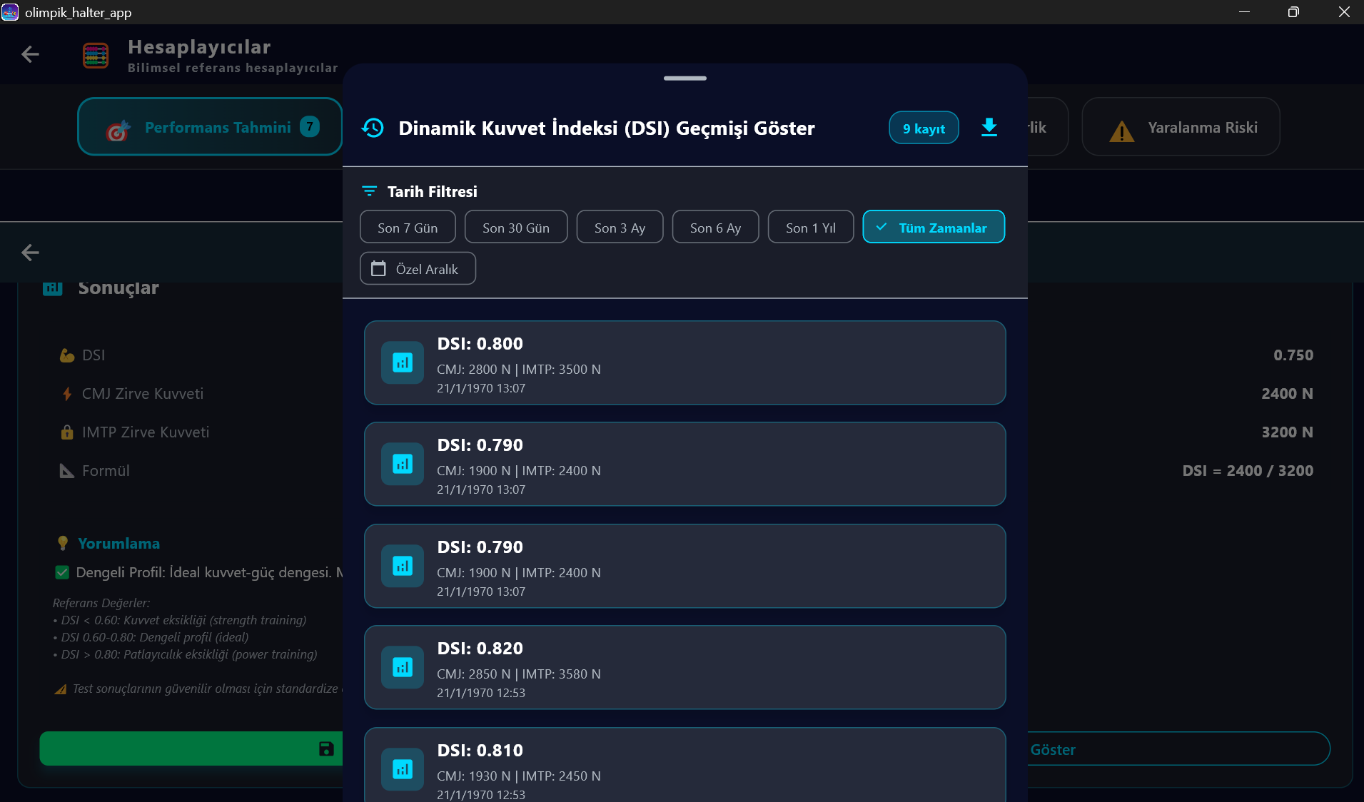 DSI Geçmişi ve Sonuçlar